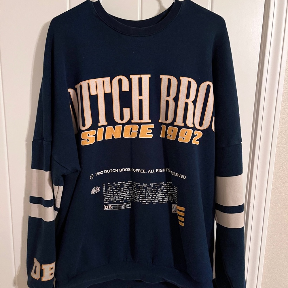 Dutch Bros 
Size medium